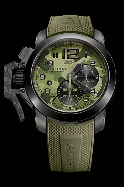 Graham Chronofighter Oversize Black Arrow Set