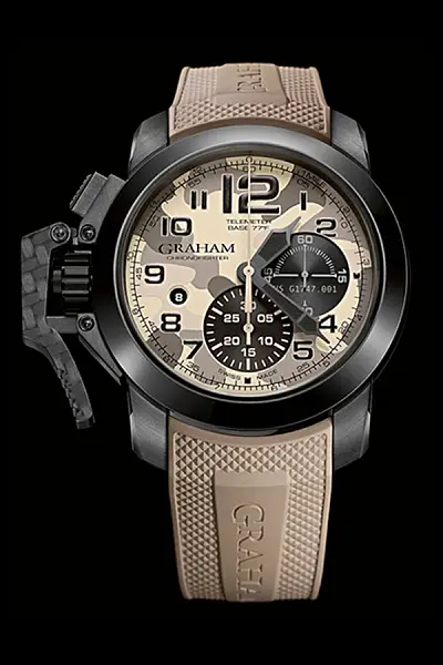 Graham Chronofighter Oversize Black Arrow Set