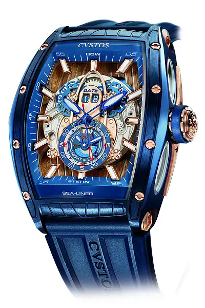 Cvstos Challange Sealiner GMT Blue