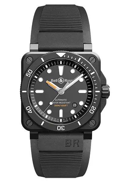 Bell & Ross BR03-92 Diver Black Matte BR0392-D-BL-CE/SRB