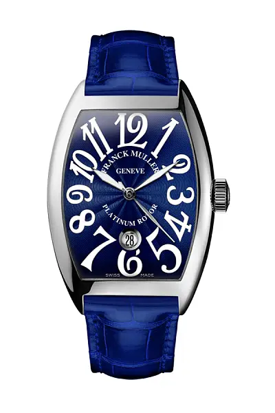 Franck Muller Cintrée Curvex Blue 8880 SC DT AC