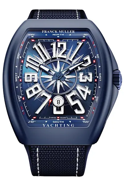 Franck Muller Vanguard Yachting Ceramic V 45 SC DT YACHT CR BL