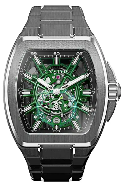 CVSTOS Metropolitan PS Titanium / SQLT Green F00103.4217001