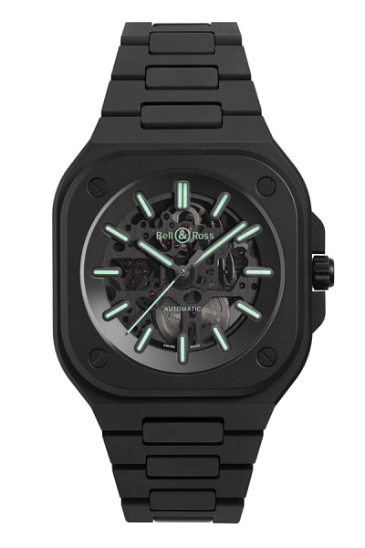 Bell & Ross BR 05 Skeleton Black Lum Ceramic BR05A-BLM-SKCE/SCE