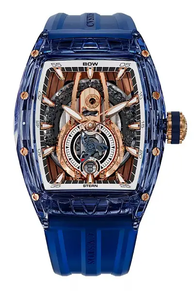 CVSTOS Sealiner PS Blue Sapphire Black Dial C00103.4182001