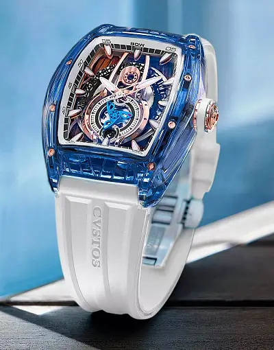 CVSTOS Sealiner PS Blue Sapphire Black Dial C00103.4182001