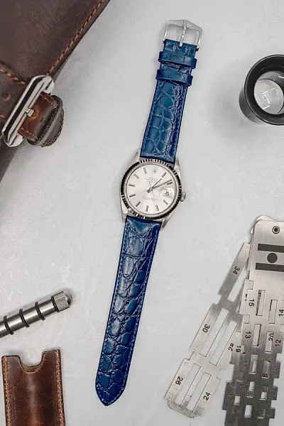 Hirsch Strap Crocograin M 12302880-2-18