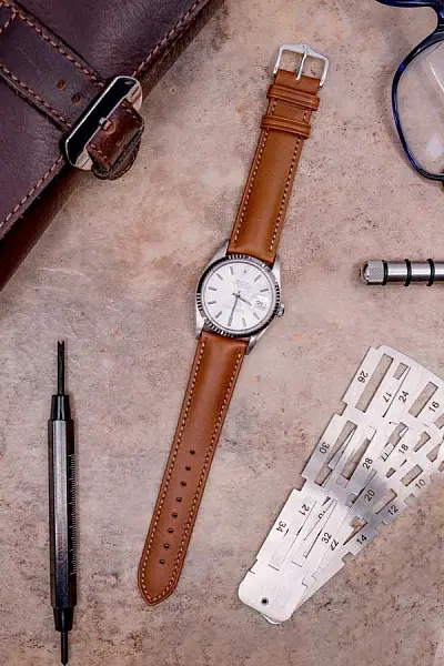 Hirsch Strap Kent Artisan L 01002070-2-20