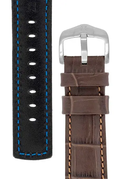 Hirsch Strap Grand Duke L 02528010-2-22