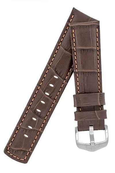 Hirsch Strap Grand Duke L 02528010-2-22