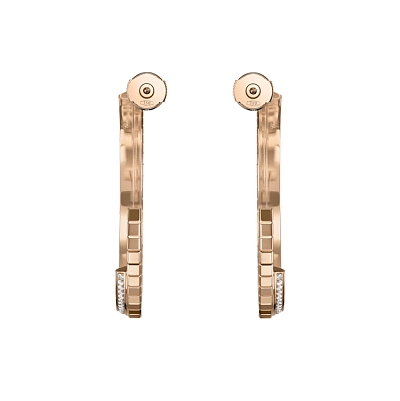 Gold Earrings Chopard Ice Cube 837008-5002