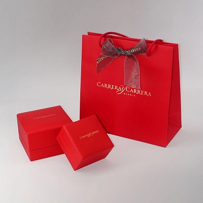 Gold Earrings Carrera y Carrera New Shanghai Mini