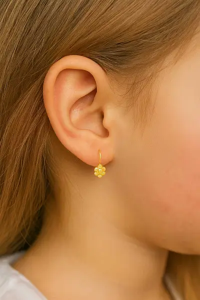 Golden Baby Earrings