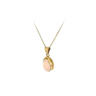 Exclusive Gold Pendant with Coral