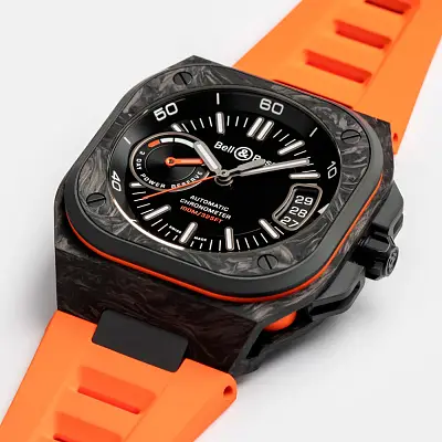 Bell & Ross BR-X5 Carbon Orange BRX5R-BO-TC/SRB
