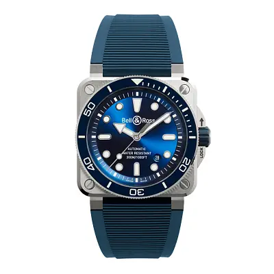 Bell & Ross BR 03 Diver Blue Steel BR03A-D-BLU-ST/SRB