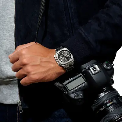 Bell & Ross BR 05 Chrono Black Steel BR05C-BL-ST/SST