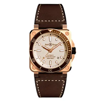 Bell & Ross Diver White Bronze BR0392-D-WH-BR/SCA
