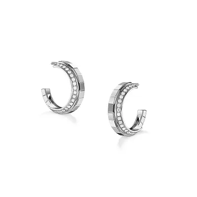 Gold Earrings Chopard Ice Cube 837008-1001