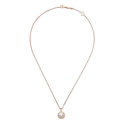Gold Pendant Chopard Happy Diamonds 79A018-5001