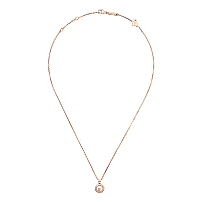 Gold Pendant Chopard Happy Diamonds 79A017-5001