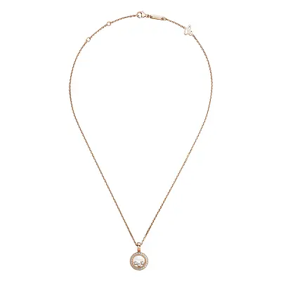 Gold Pendant Chopard Happy Diamonds 79A018-5201