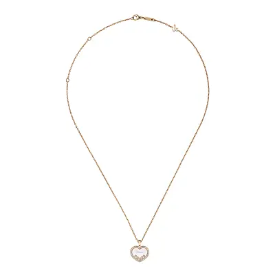Gold Pendant Chopard Happy Diamonds 79A038-5201