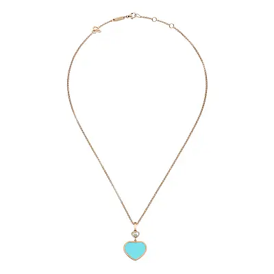 Gold Pendant Chopard Happy Hearts 797482-5401