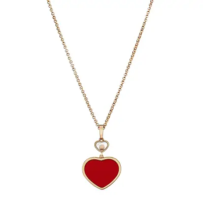 Gold Pendant Chopard Happy Hearts 797482-5801