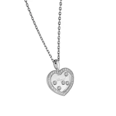 Gold Pendant Chopard Happy Diamonds 79A038-1201