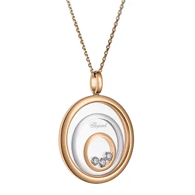 Gold Chopard Happy Spirit Necklace 798232-9001