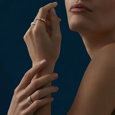 Chopard Ice Cube 827702-5232 Rose Gold Ring