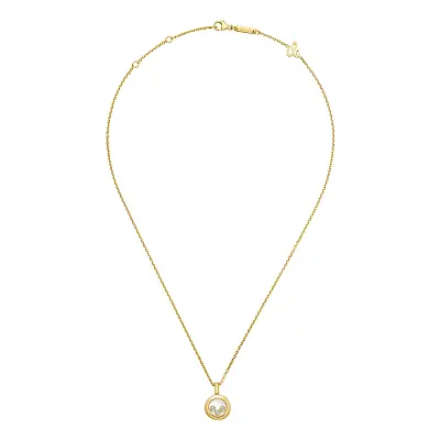 Gold Pendant Chopard Happy Diamonds 79A018-0001