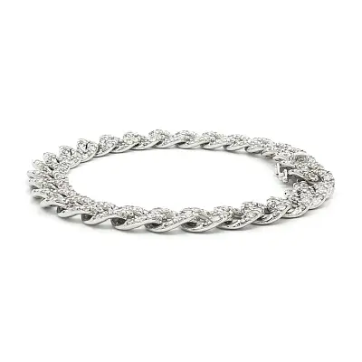 White Gold Diamond Link Bracelet