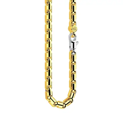 Zancan Men’s Necklace in Two-Tone Gold EC712GB-60