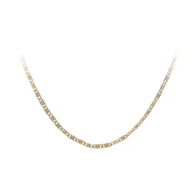 Two-Tone Razor Link Chain