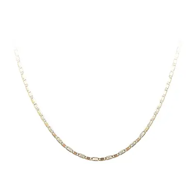 Two-Tone Razor Link Chain