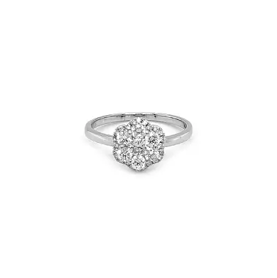 Gold Ring with Diamonds