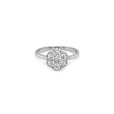 Gold Ring with Diamonds