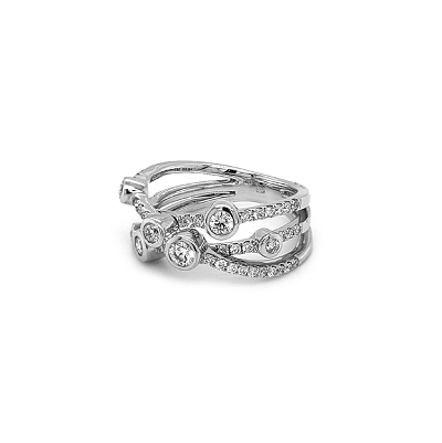 Gold Ring with Diamonds