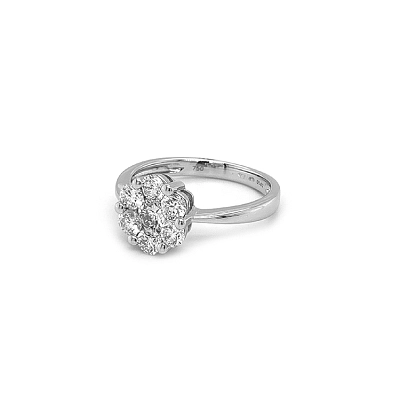 Gold Ring with Diamonds