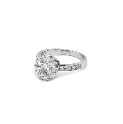Gold Ring with Diamonds