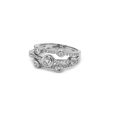 Gold Ring with Diamonds