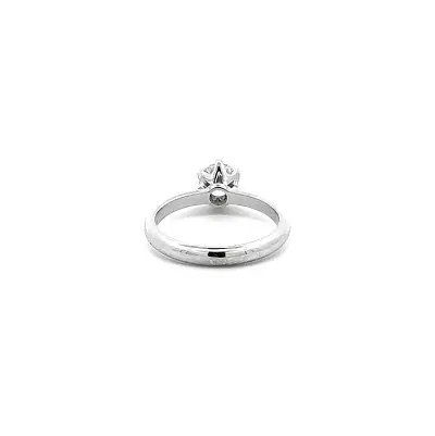 Gold Engagement Ring with Diamond