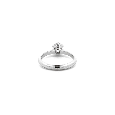 Gold Engagement Ring with Diamond