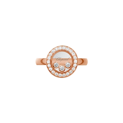 Gold Ring Chopard Happy Diamonds 82A018-5216