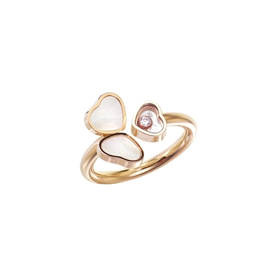Gold Ring Chopard Happy Hearts 82A083-5312