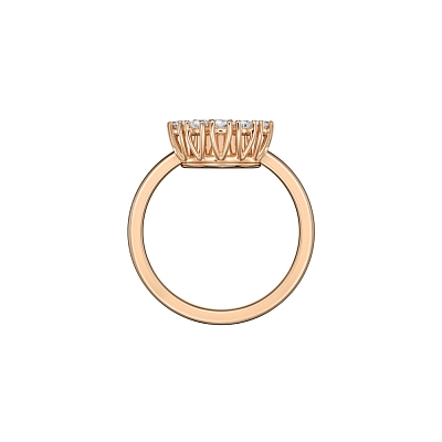 Gold Ring Chopard Happy Diamonds 82A609-5110