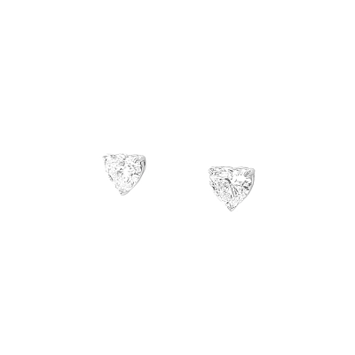 Gold Pecky Earrings with Diamonds