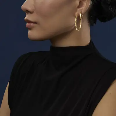 Gold Earrings Chopard Ice Cube 837702-0006